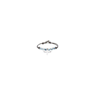 PULSERA 2 TIRAS DE CUERO...