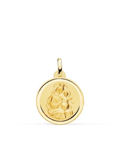 18K MEDALLA VIRGEN MARIA...