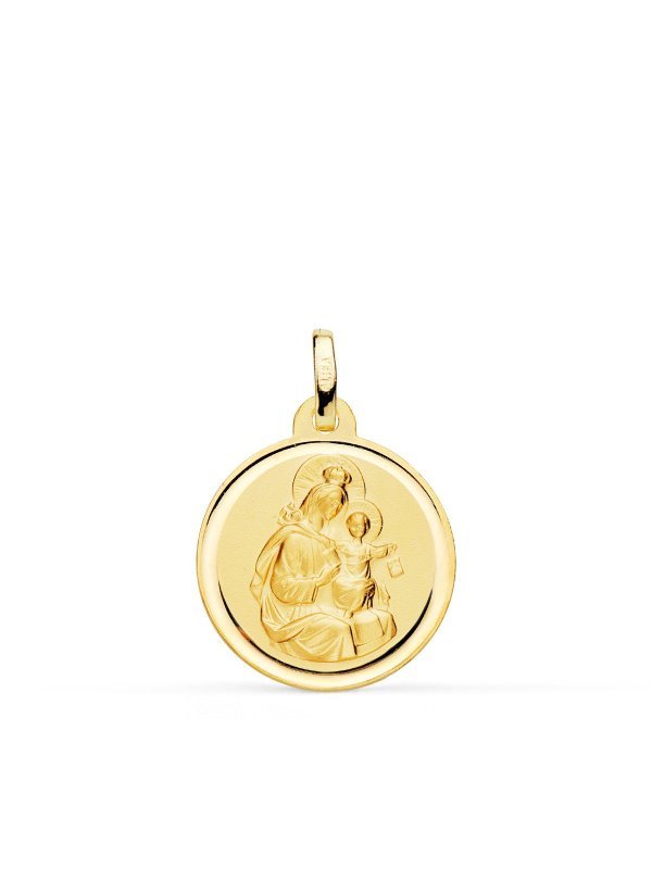 18K MEDALLA VIRGEN MARIA DEL CARMEN...