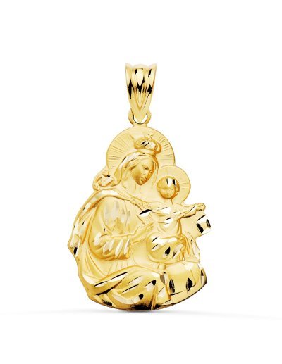 18K MEDALLA VIRGEN DEL...