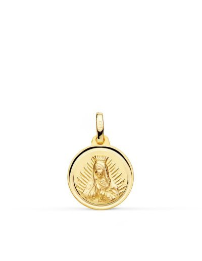 18K MEDALLA VIRGEN DE...