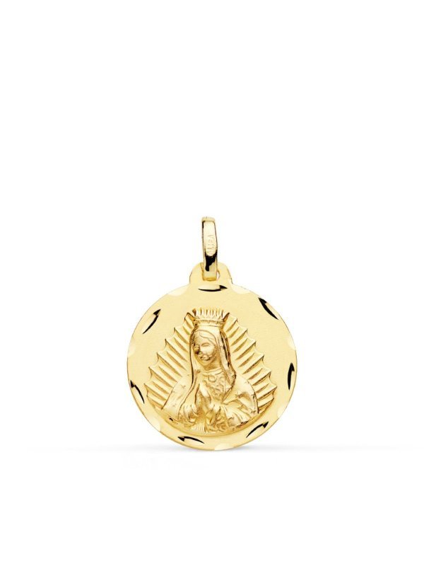 18K MEDALLA ORO AMARILLO VIRGEN DE...