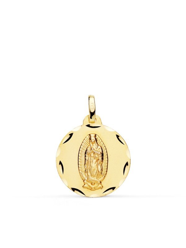 18K MEDALLA VIRGEN DE GUADALUPE...