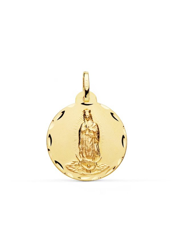 18K MEDALLA ORO AMARILLO VIRGEN DE...