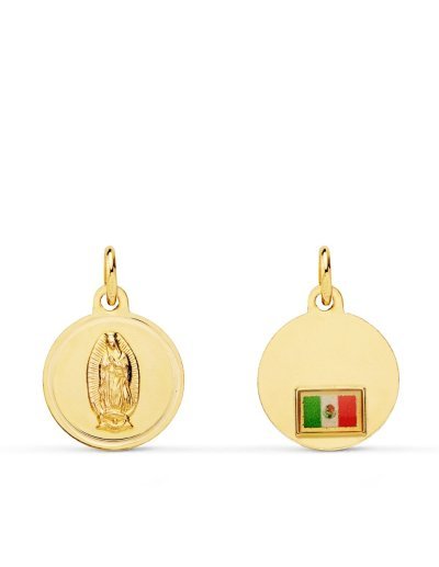 18K MEDALLA ORO AMARILLO...