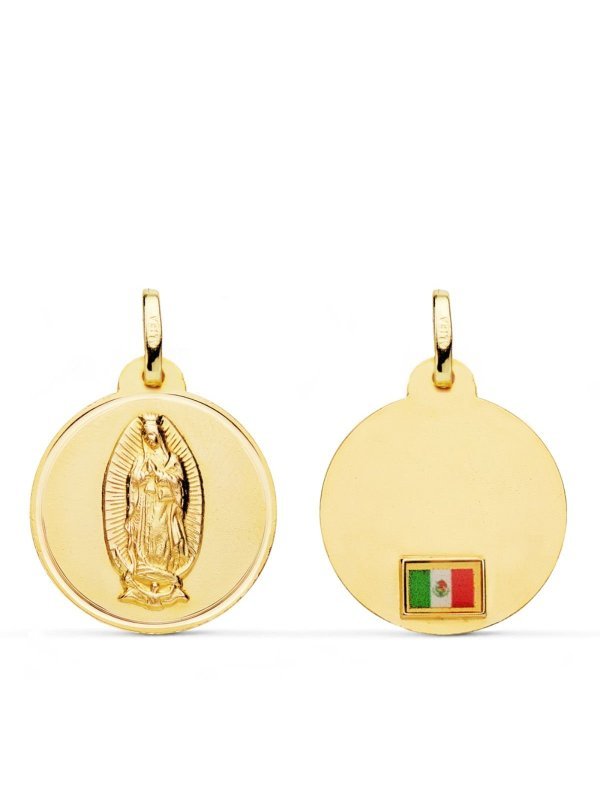 18K MEDALLA ORO AMARILLO VIRGEN DE...