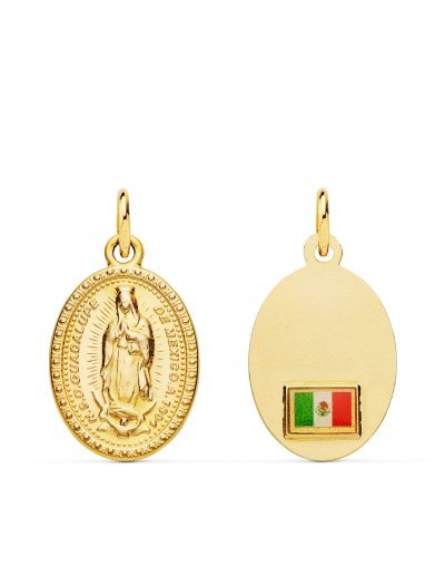 18K MEDALLA ORO AMARILLO...
