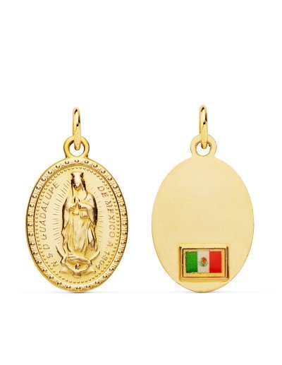 18K MEDALLA ORO AMARILLO...