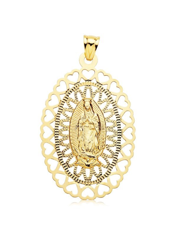 18K MEDALLA ORO AMARILLO VIRGEN DE...