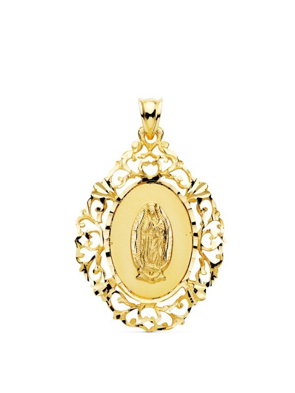 18K MEDALLA ORO AMARILLO VIRGEN DE...