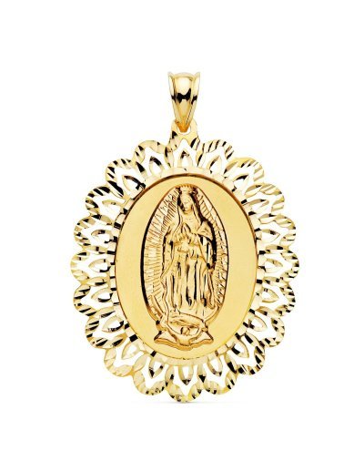 18K MEDALLA VIRGEN DE...