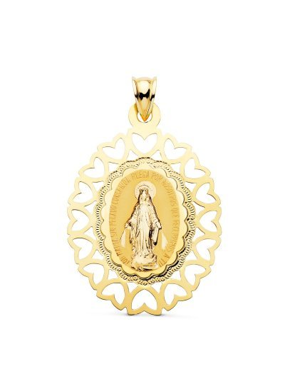 18K MEDALLA VIRGEN...