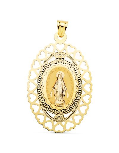 18K MEDALLA VIRGEN...