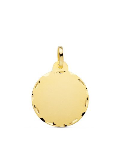 18K CHAPA DISCO LISO...