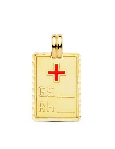 PLACA GRUPO SANGUINEO + RH...