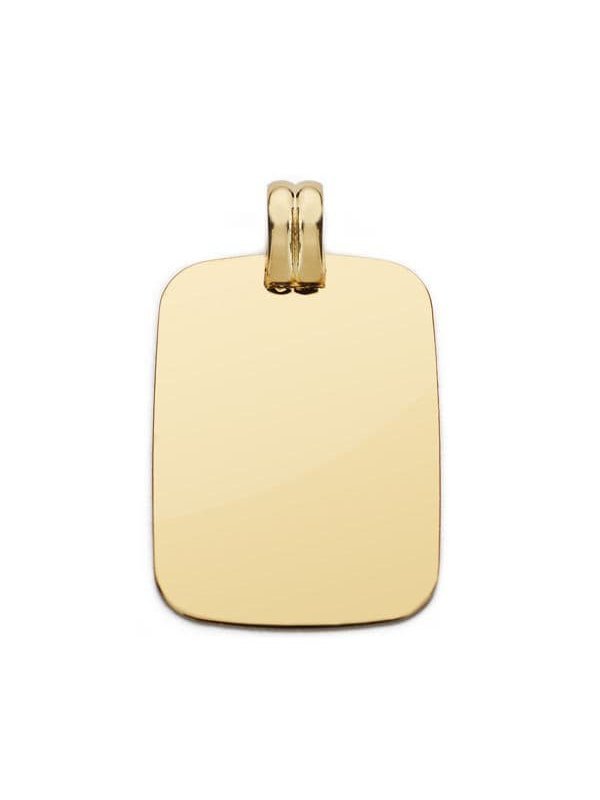 18K CHAPA ORO AMARILLO LISA EN BRILLO...