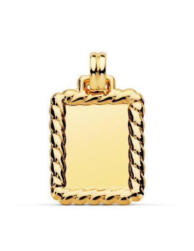 18K CHAPA ORO AMARILLO EN...