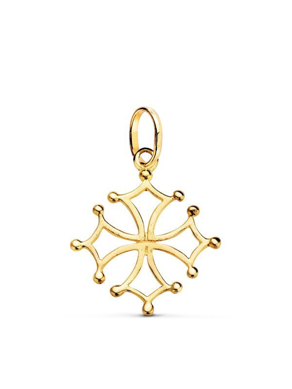 18K CRUZ DE OCCITANIA ORO AMARILLO....