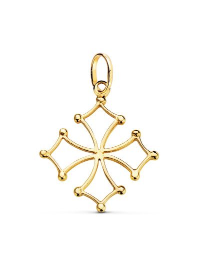 18K CRUZ DE OCCITANIA ORO...
