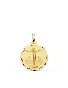 18K MEDALLA CRISTO DE LA...