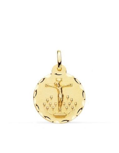 18K MEDALLA CRISTO DE LA LAGUNA 20 MM