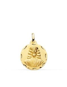 18K MEDALLA ORO AMARILLO...