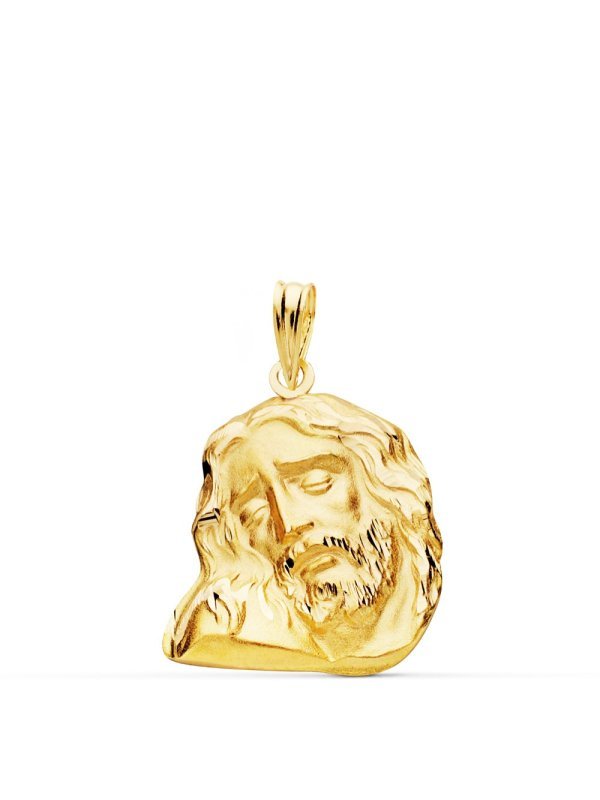18K CABEZA DE CRISTO 23X19 MM