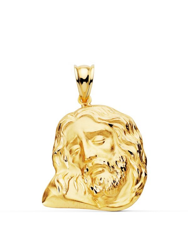 18K CABEZA DE CRISTO 26X21 MM