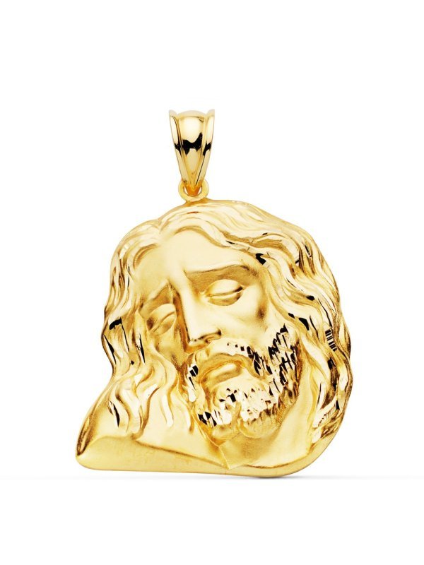 18K CABEZA DE CRISTO 30X25 MM