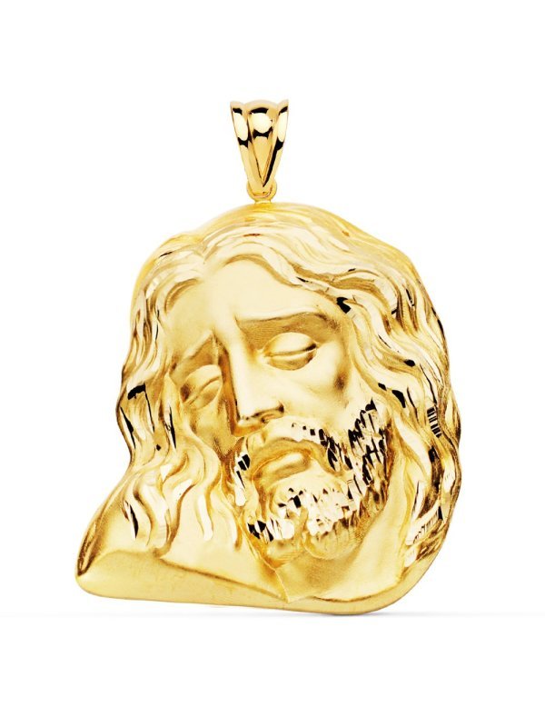 18K CABEZA DE CRISTO 42X35 MM