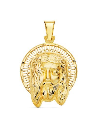 18K COLGANTE CABEZA CRISTO...