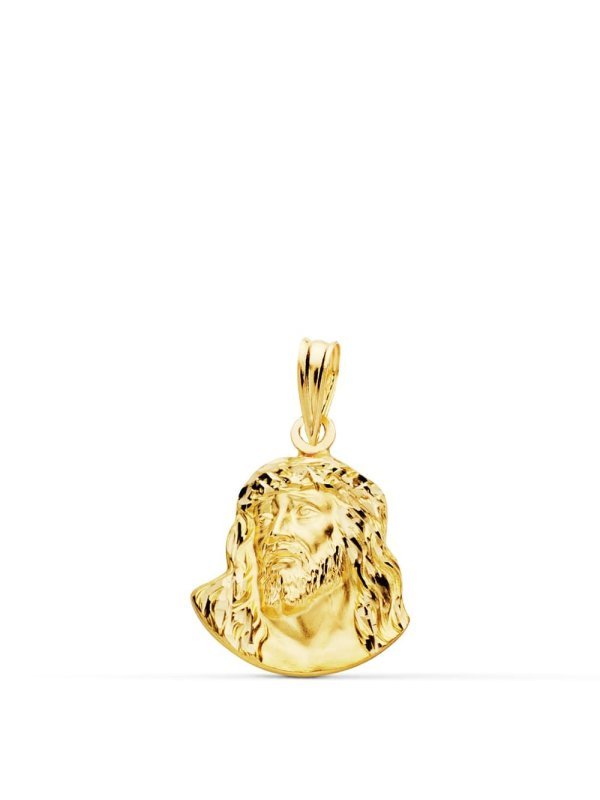 18K CABEZA CRISTO DE MURILLO 18X14 MM
