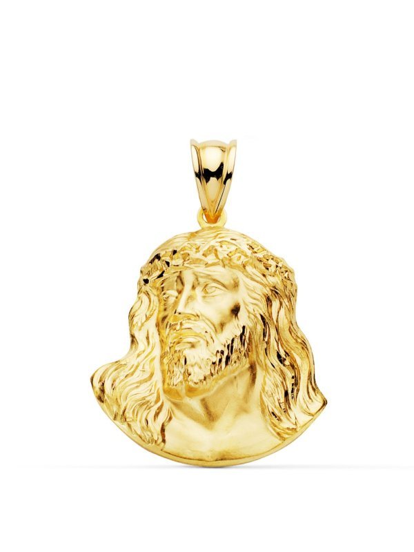 18K CRISTO SANTO ROSTRO 27X22 MM
