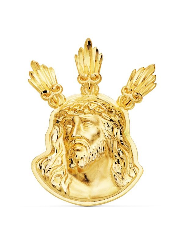 18K COLGANTE CABEZA DE CRISTO...