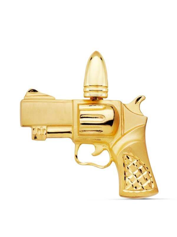 18K COLGANTE PISTOLA 46X39 MM