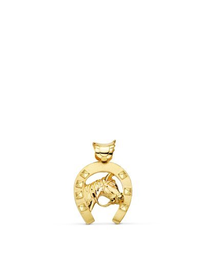 18K COLGANTE HERRADURA...