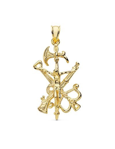 18K CRISTO LEGION 44X22 MM