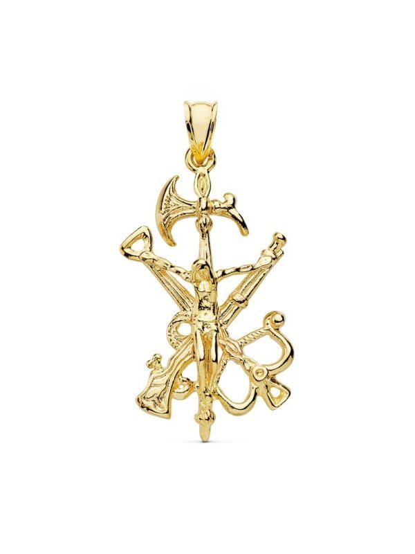 18K CRISTO LEGION 44X22 MM
