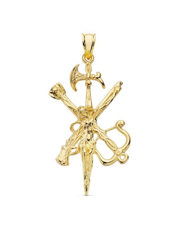 18K COLGANTE ORO AMARILLO CRISTO...