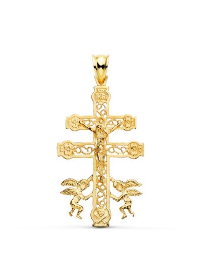 18K CRUZ DE CARAVACA ORO...