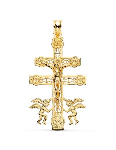 18K CRUZ DE CARAVACA ORO...