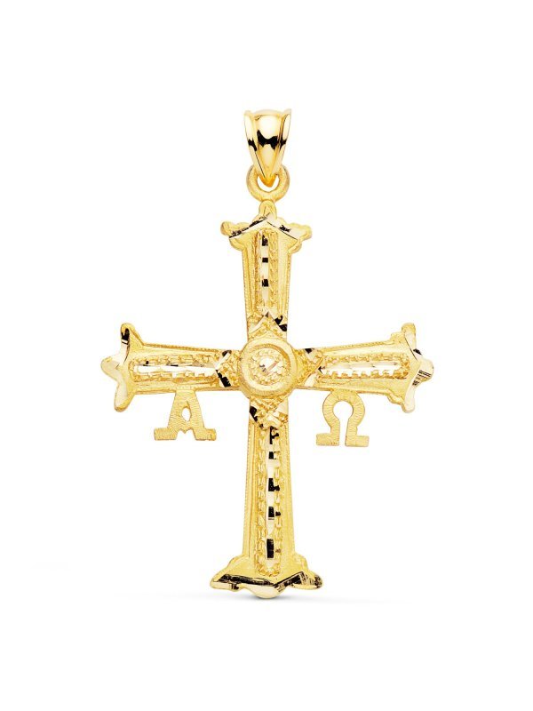 18K CRUZ DE COVADONGA ORO AMARILLO...