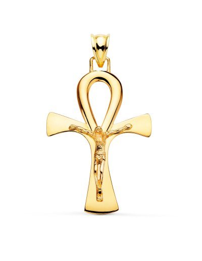 18K CRUZ DE LA VIDA ORO...