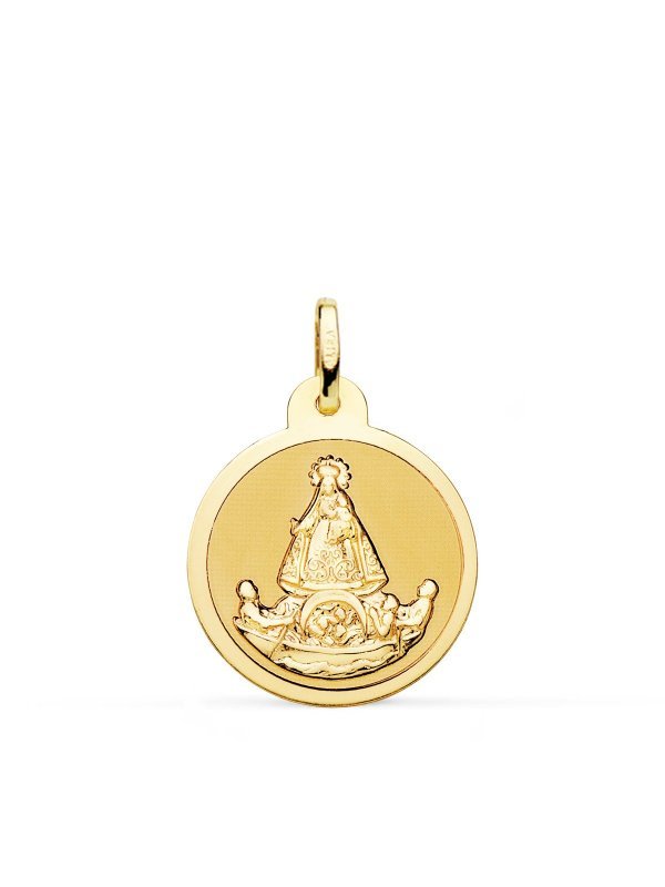 18K MEDALLA VIRGEN DE LA CARIDAD DEL...