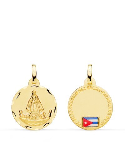18K MEDALLA ORO AMARILLO...