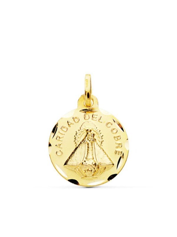 18K MEDALLA VIRGEN DE LA CARIDAD DEL...