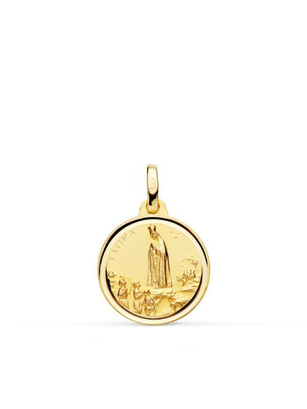 18K MEDALLA VIRGEN DE FATIMA 16 MM...