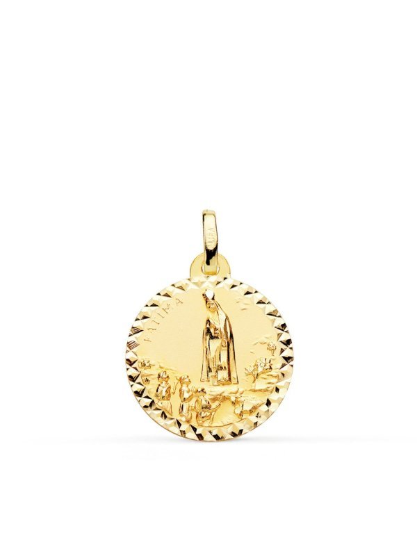 18K MEDALLA VIRGEN DE FATIMA TALLA...