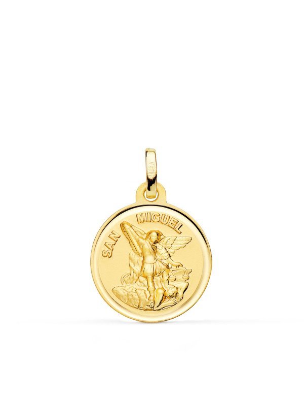 18K MEDALLA ORO AMARILLO SAN MIGUEL...