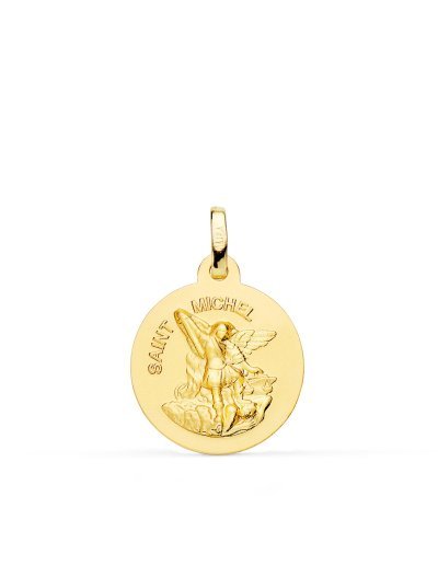 18K MEDALLA ORO AMARILLO...